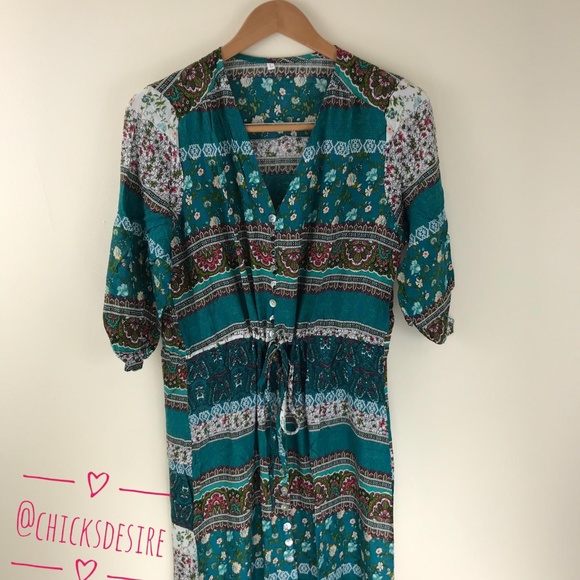 2021 Hot Pick -Boho Long Maxi Floral Dress - Picture 5 of 8